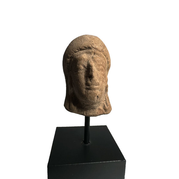 Griechische Keramik Köpfe, anatolische Krieger