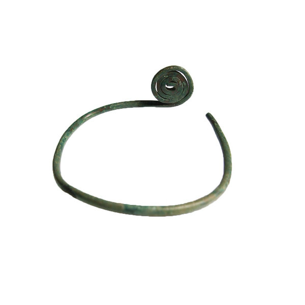 Verzierter Spiral-Armreif aus der Bronzezeit