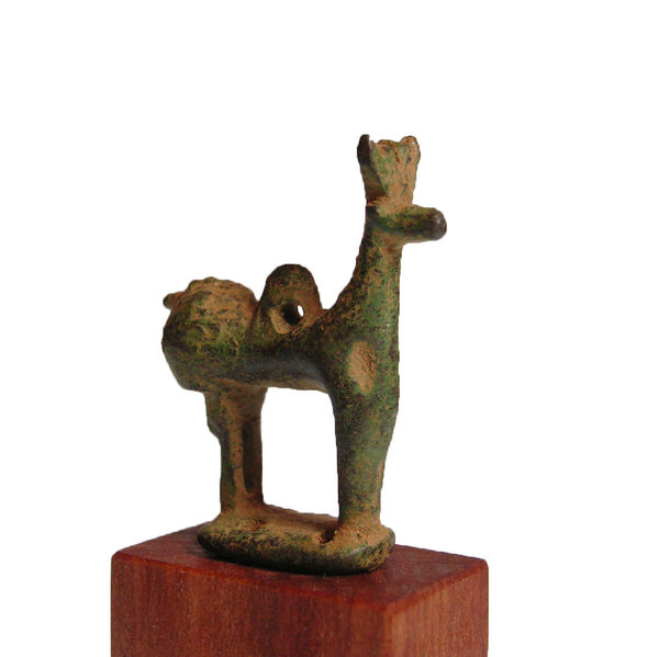 Römische Hirsch Figurine aus Bronze