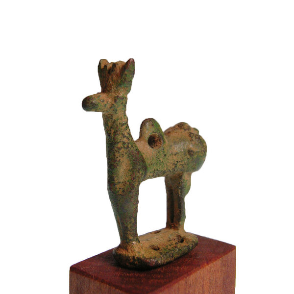 Römische Hirsch Figurine aus Bronze
