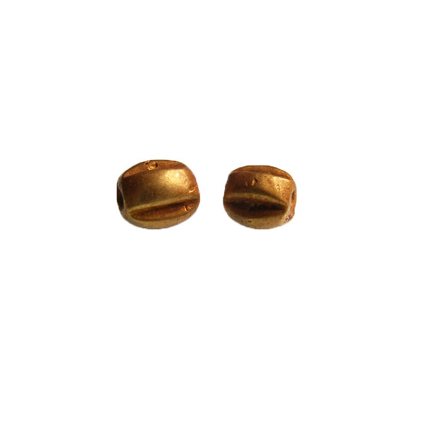 Römische Gold Schmuckperlen in Körnerform