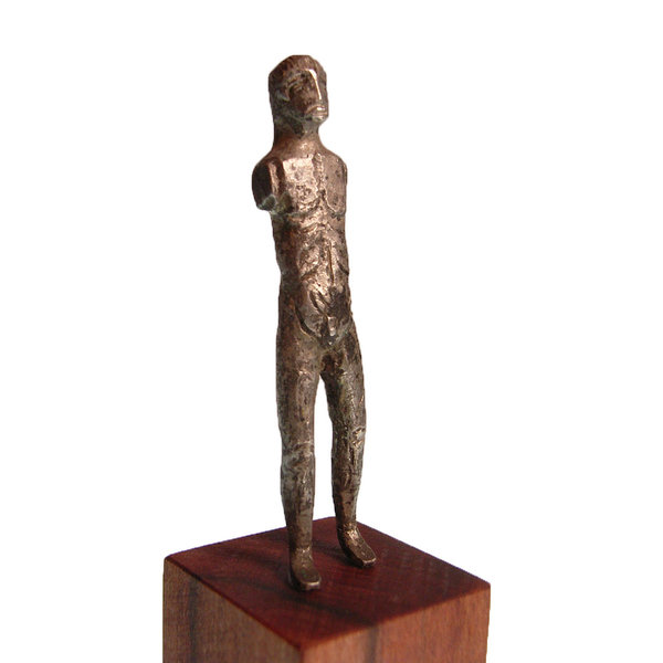 Römische Figurine eines Mannes aus Silber