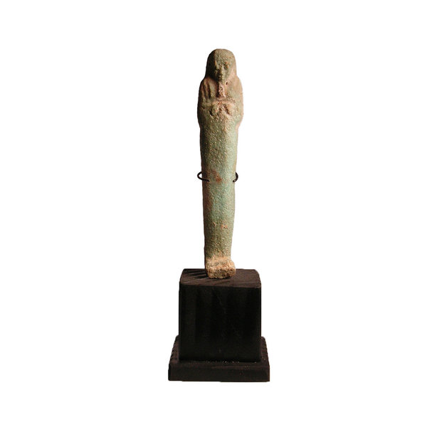 Ägyptische Ushabti Statue, Fayence