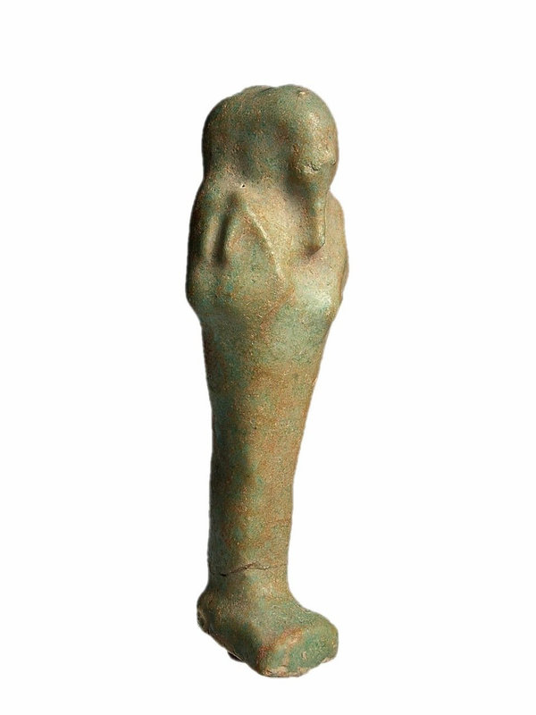 Ägyptische Uschebti Statue aus Fayence