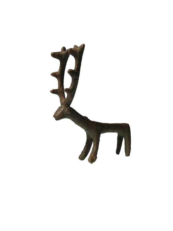 Bronzezeitliche Hirsch Figurine